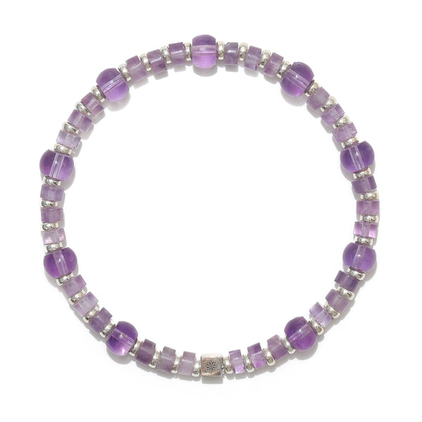 Natural Amethyst Bracelet – ‘Fountain of Energy’